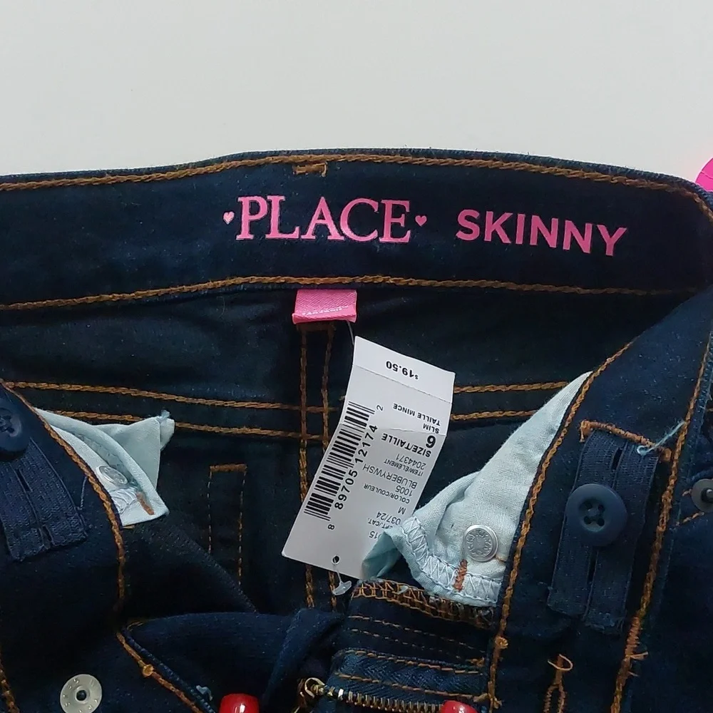 Children's Place skinny Jeans toddlers Girls‎ navy size 6
